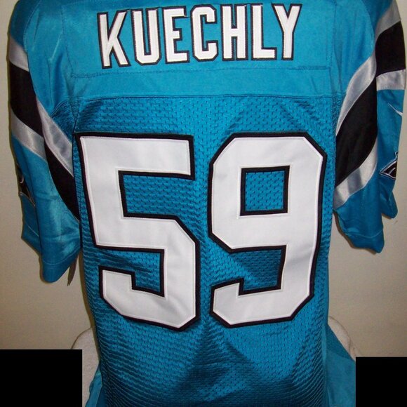 CAROLINA PANTHERS #59 KUECHLY sewn Jersey M L XL 2X 3X - Picture 2 of 3